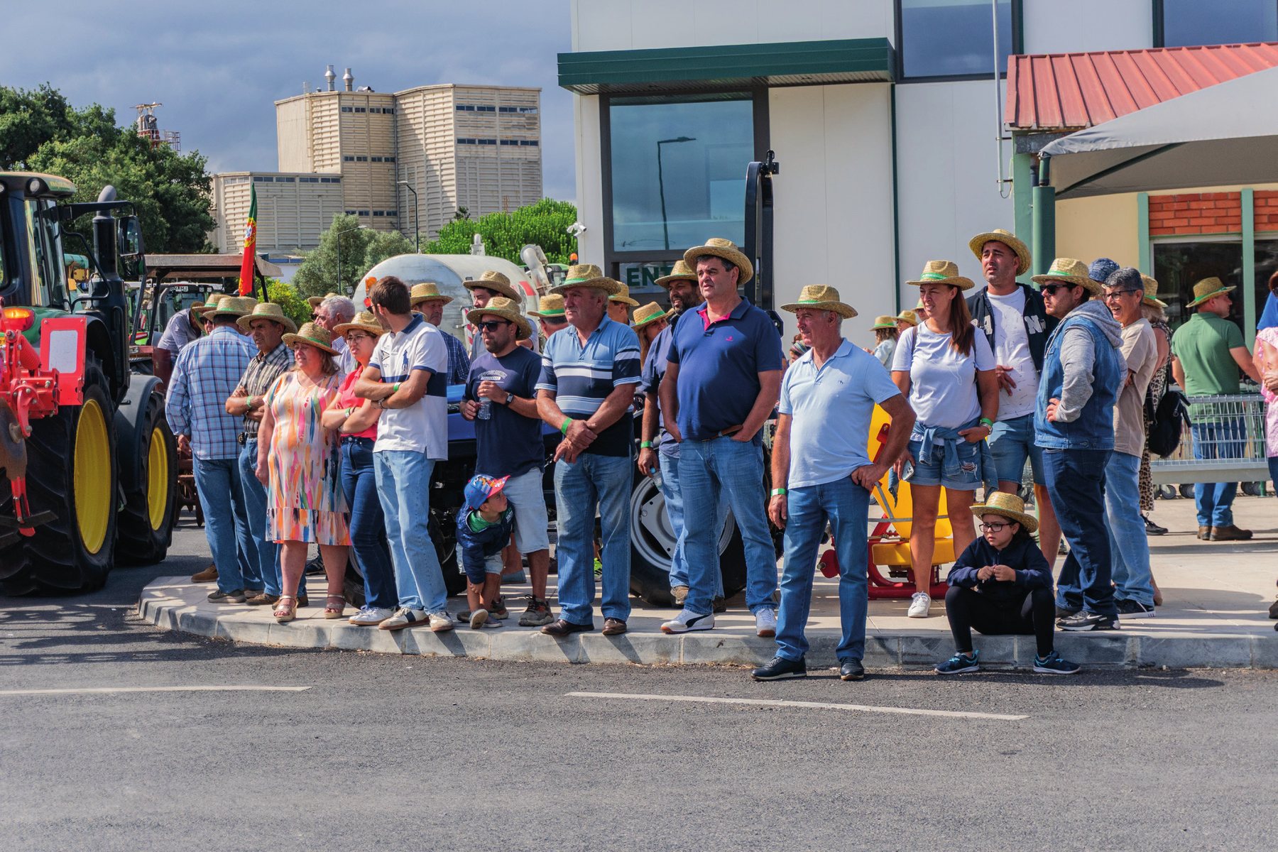 Convívio das famílias agrícolas no Jardim Municipal